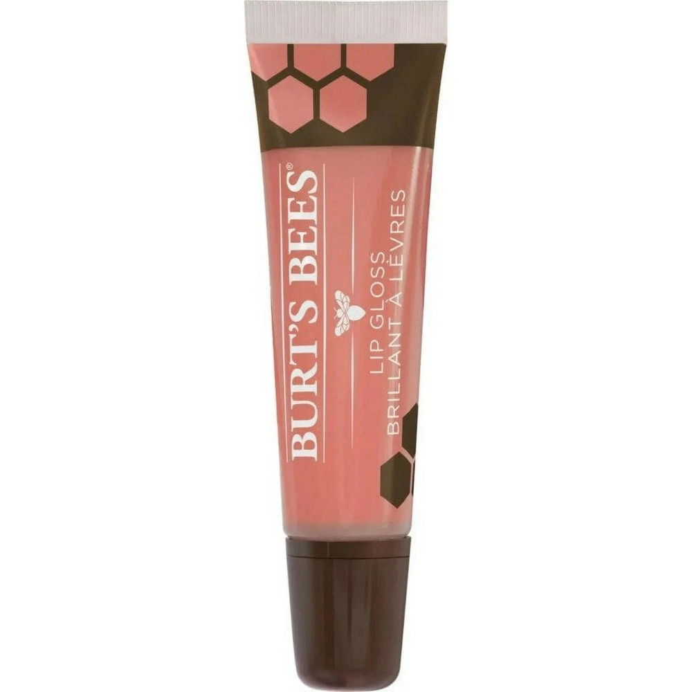 NEW Burt's Bees Pink Lily Dip Lip Care & Color Gloss Chapstick 0.5oz Shade 15